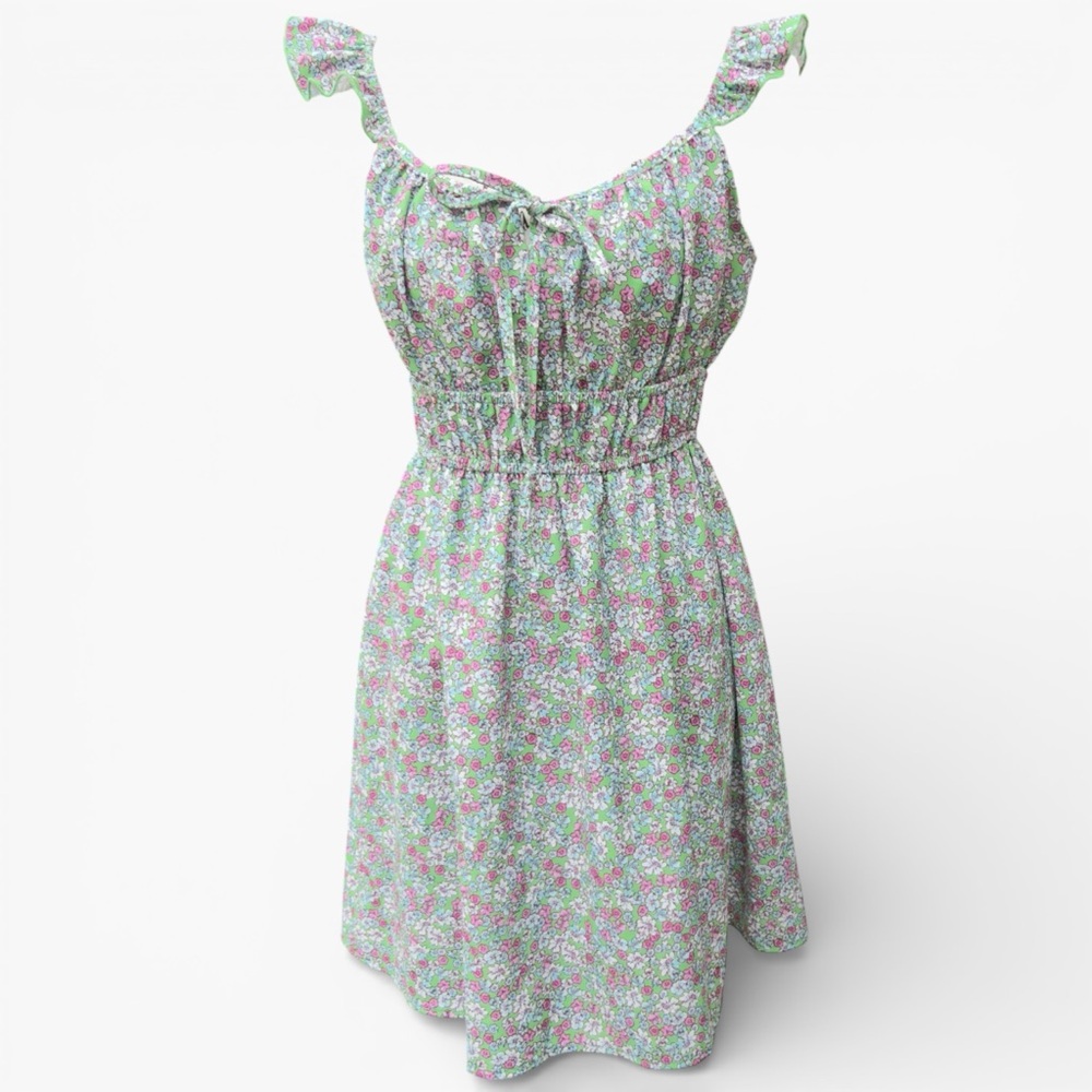 Altar'd State NWT Floral Mini Dress Women's M Cottagecore Prairie‎ Made USA